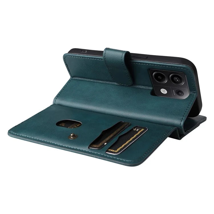 KT Multi-Functional Series-1 For Xiaomi Poco X6 5G / Redmi Note 13 Pro 5G Case Leather Phone Cover with Purse 10 Card Holders