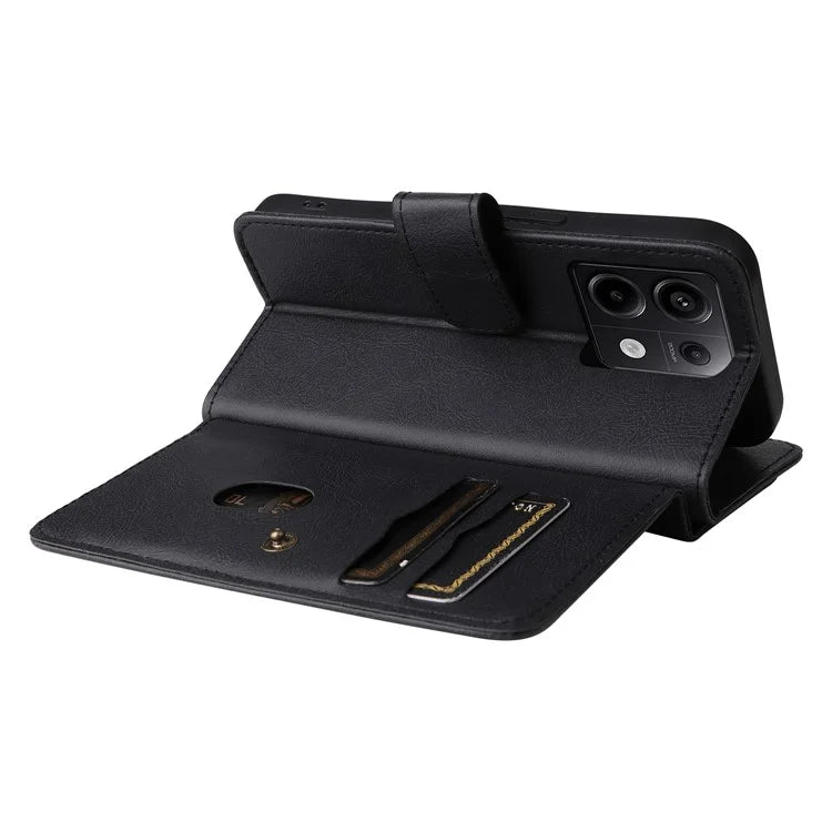 KT Multi-Functional Series-1 For Xiaomi Poco X6 5G / Redmi Note 13 Pro 5G Case Leather Phone Cover with Purse 10 Card Holders