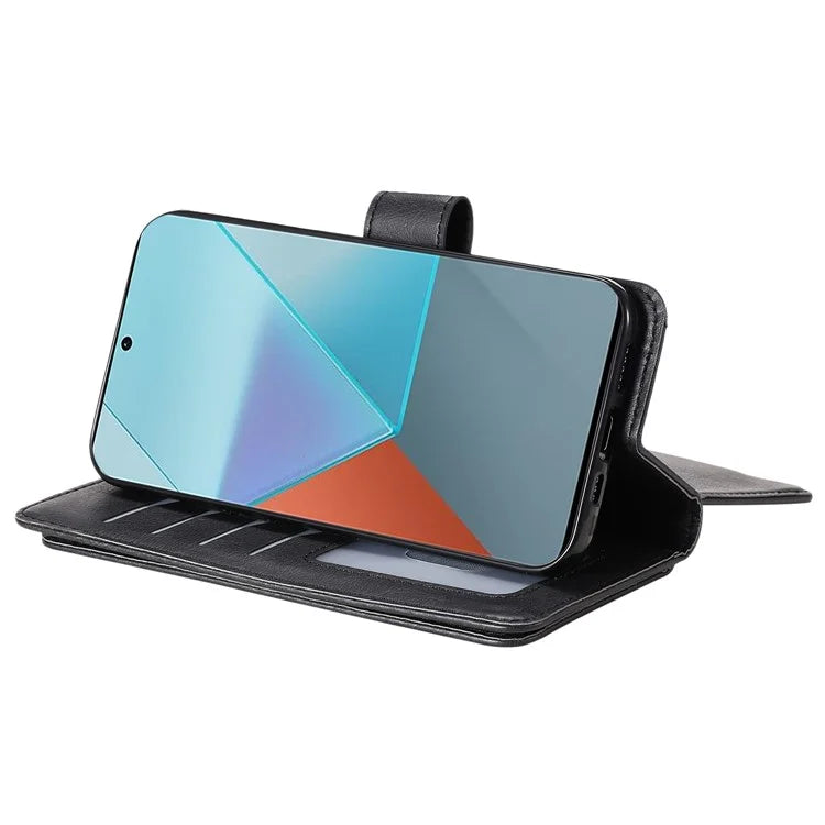 KT Multi-Functional Series-1 For Xiaomi Poco X6 5G / Redmi Note 13 Pro 5G Case Leather Phone Cover with Purse 10 Card Holders
