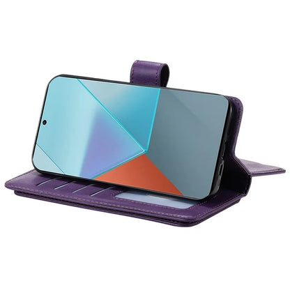 KT Multi-Functional Series-1 For Xiaomi Poco X6 5G / Redmi Note 13 Pro 5G Case Leather Phone Cover with Purse 10 Card Holders