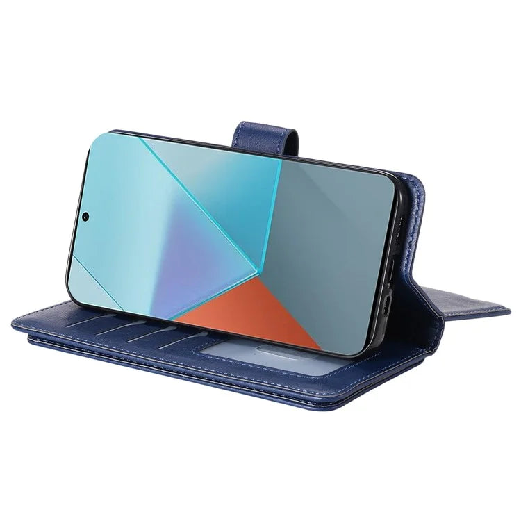 KT Multi-Functional Series-1 For Xiaomi Poco X6 5G / Redmi Note 13 Pro 5G Case Leather Phone Cover with Purse 10 Card Holders
