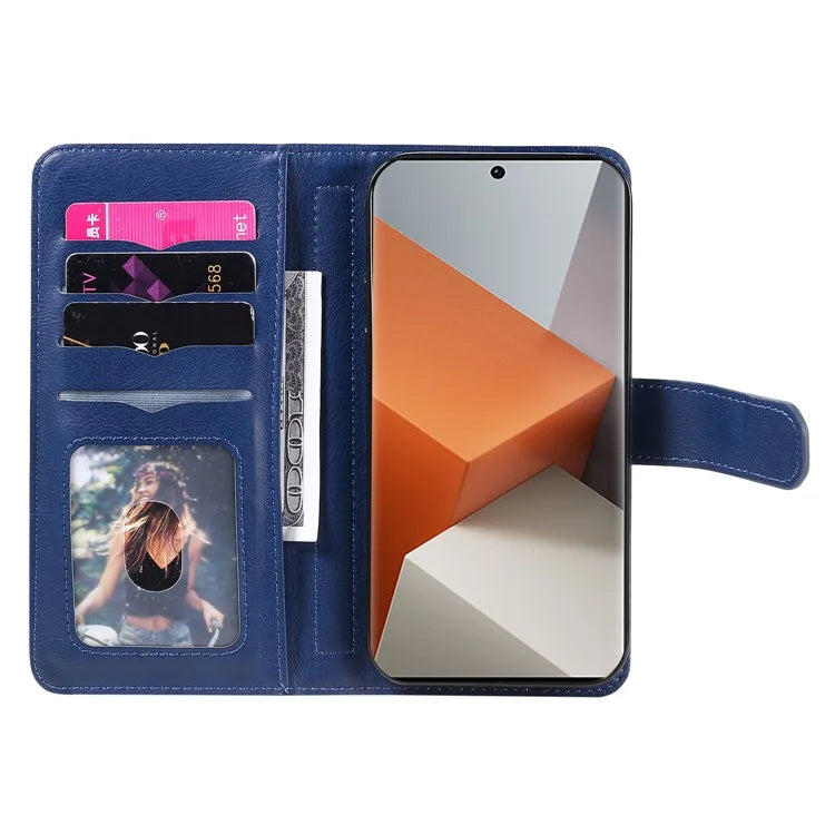 KT Multi-Functional Series-1 For Xiaomi Redmi Note 13 Pro+ 5G Case Wallet 10 Card Holder PU Leather Flip Phone Cover
