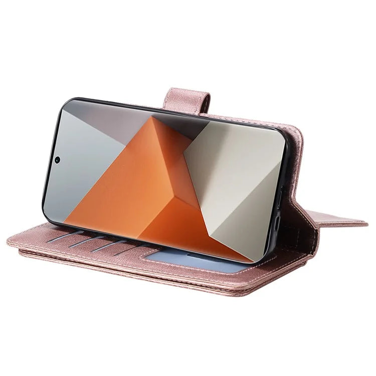 KT Multi-Functional Series-1 For Xiaomi Redmi Note 13 Pro+ 5G Case Wallet 10 Card Holder PU Leather Flip Phone Cover
