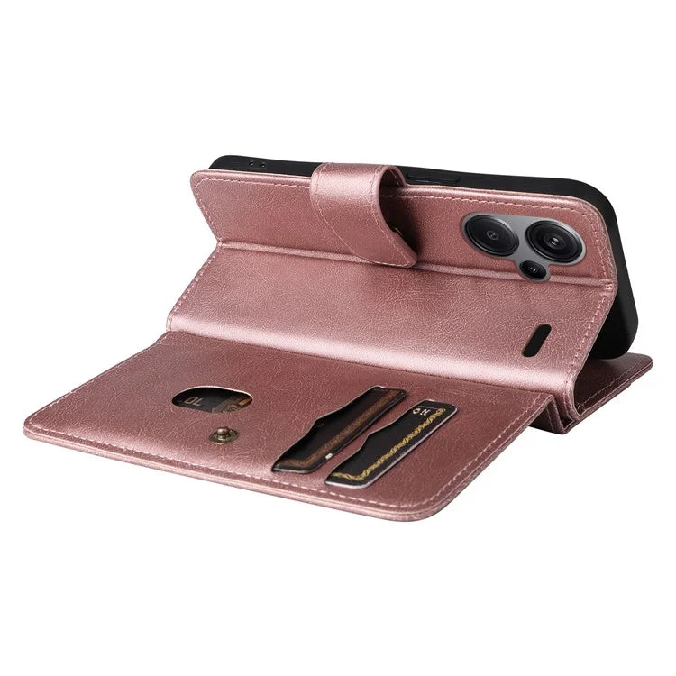 KT Multi-Functional Series-1 For Xiaomi Redmi Note 13 Pro+ 5G Case Wallet 10 Card Holder PU Leather Flip Phone Cover