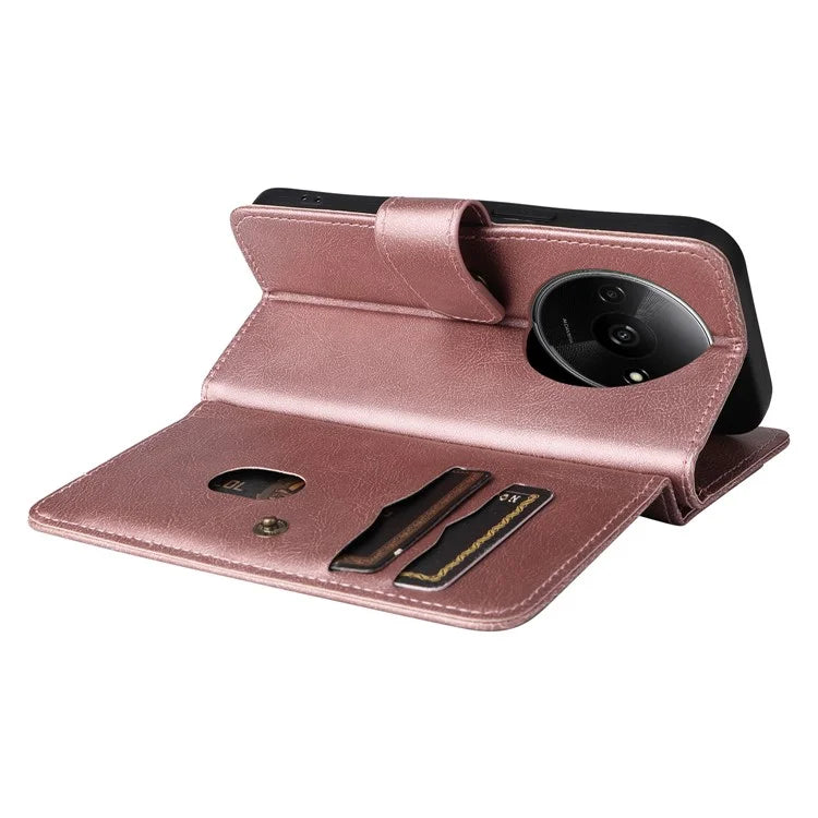 KT Multi-Functional Series-1 For Xiaomi Poco C61 4G / Redmi A3 4G Case Shockproof Flip Leather Phone Cover 10 Card Holder