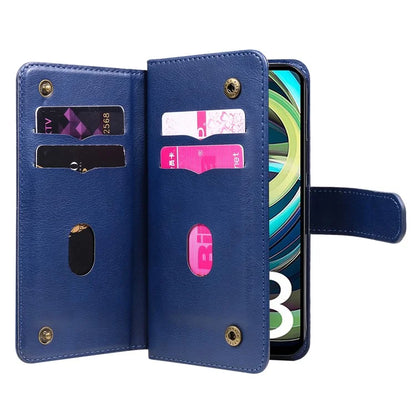 KT Multi-Functional Series-1 For Xiaomi Poco C61 4G / Redmi A3 4G Case Shockproof Flip Leather Phone Cover 10 Card Holder
