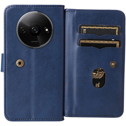 KT Multi-Functional Series-1 For Xiaomi Poco C61 4G / Redmi A3 4G Case Shockproof Flip Leather Phone Cover 10 Card Holder