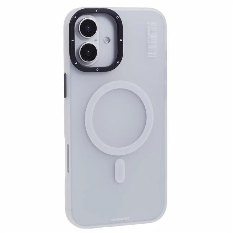 YOUNGKIT For iPhone 16 Pro Max Case Compatible with MagSafe PET+TPU Matte Back Phone Cover