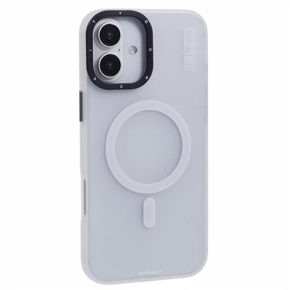 YOUNGKIT For iPhone 16 Pro Max Case Compatible with MagSafe PET+TPU Matte Back Phone Cover