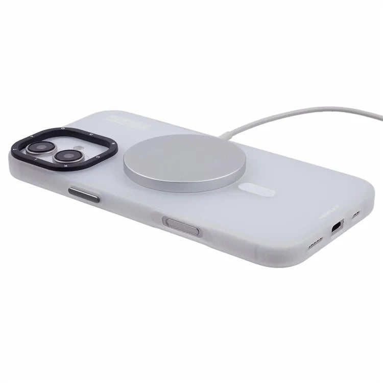 YOUNGKIT For iPhone 16 Pro Max Case Compatible with MagSafe PET+TPU Matte Back Phone Cover