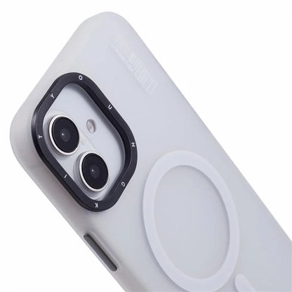 YOUNGKIT For iPhone 16 Pro Max Case Compatible with MagSafe PET+TPU Matte Back Phone Cover