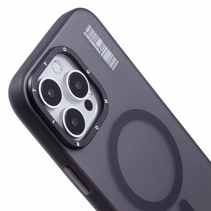 YOUNGKIT For iPhone 16 Pro Max Case Compatible with MagSafe PET+TPU Matte Back Phone Cover