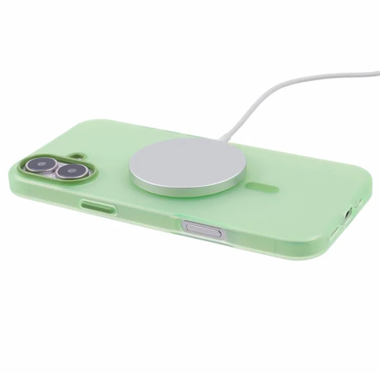 For iPhone 16 Plus Case Compatible with MagSafe TPU Phone Cover Matte Finish
