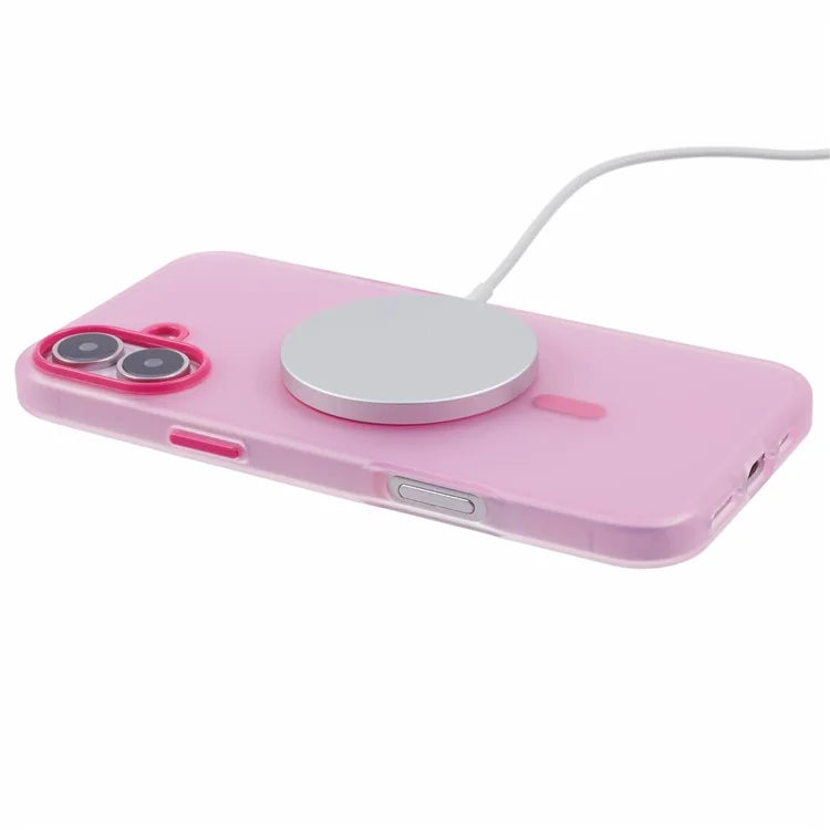 For iPhone 16 Plus Case Compatible with MagSafe TPU Phone Cover Matte Finish