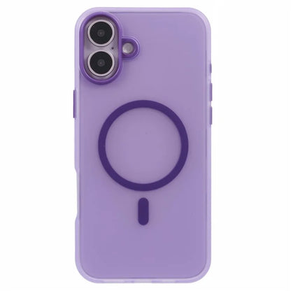 For iPhone 16 Plus Case Compatible with MagSafe TPU Phone Cover Matte Finish