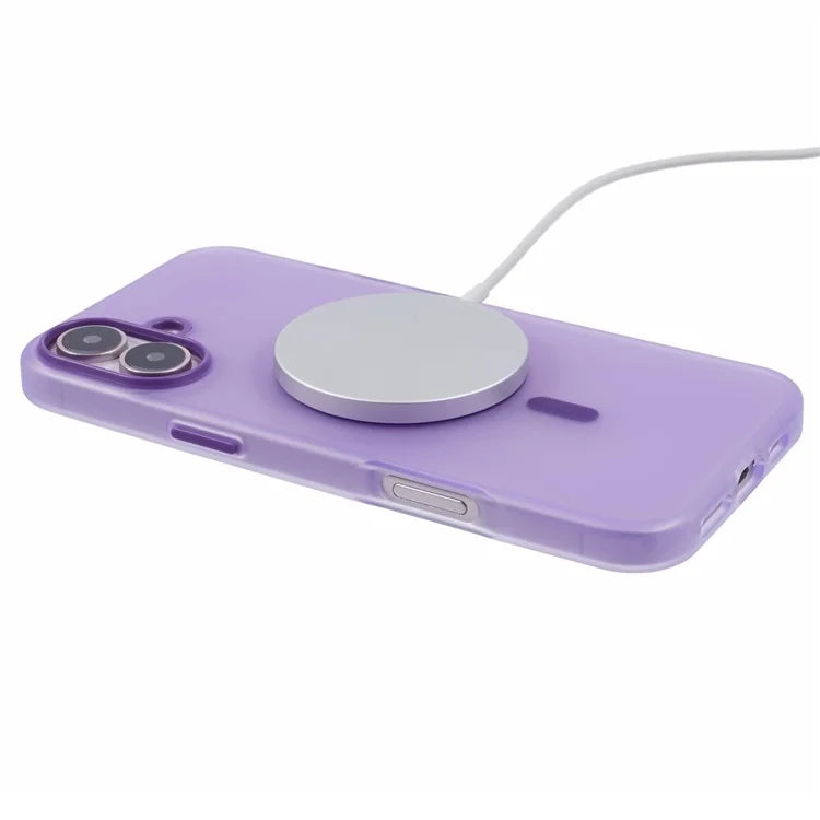 For iPhone 16 Plus Case Compatible with MagSafe TPU Phone Cover Matte Finish