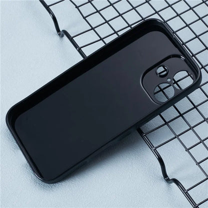 For iPhone 16 Plus Case Carbon Fiber Texture TPU Anti-Scratch Phone Cover