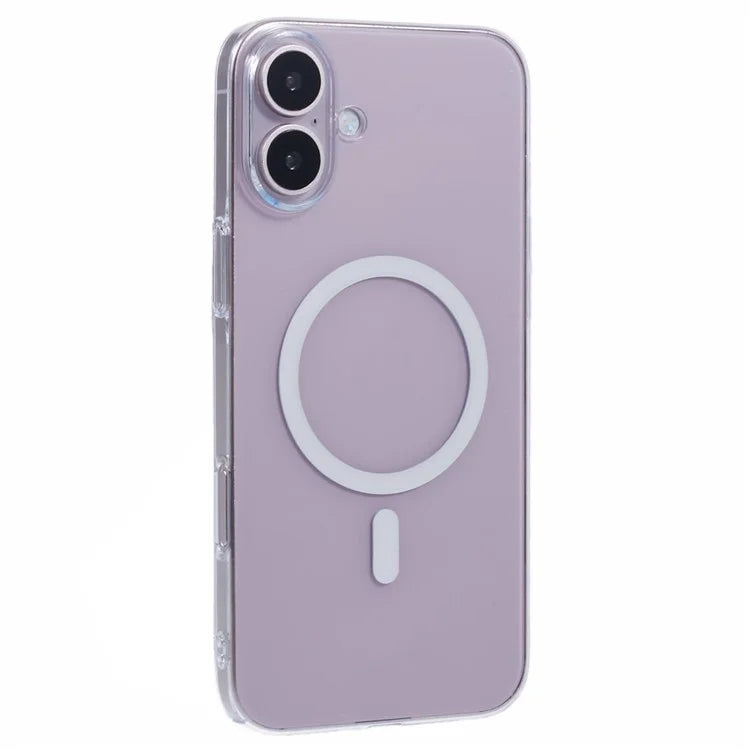 X-LEVEL For iPhone 16 Plus Magnetic Case Slim Shockproof Hard PC Clear Phone Cover