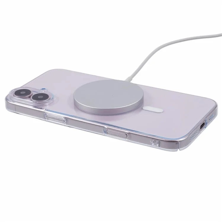 X-LEVEL For iPhone 16 Plus Magnetic Case Slim Shockproof Hard PC Clear Phone Cover