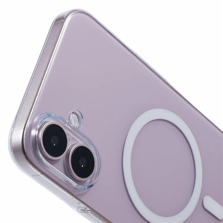X-LEVEL For iPhone 16 Plus Magnetic Case Slim Shockproof Hard PC Clear Phone Cover