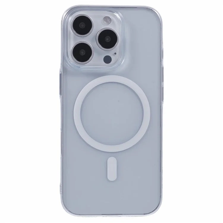 X-LEVEL For iPhone 16 Pro Magnetic Case Transparent Back Slim Hard PC Phone Cover