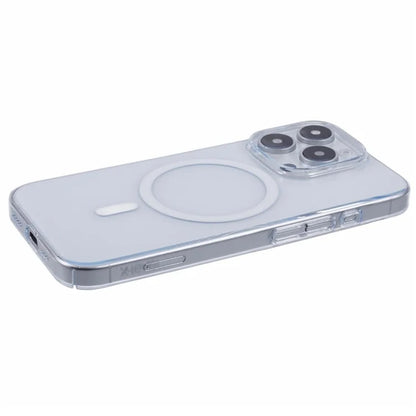 X-LEVEL For iPhone 16 Pro Magnetic Case Transparent Back Slim Hard PC Phone Cover
