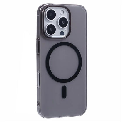 X-LEVEL For iPhone 16 Pro Magnetic Case Transparent Back Slim Hard PC Phone Cover