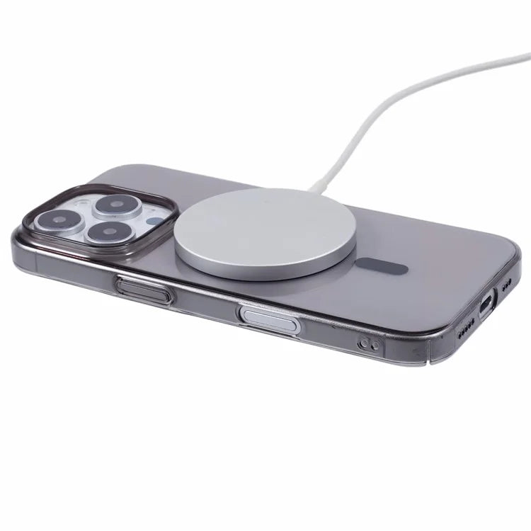 X-LEVEL For iPhone 16 Pro Magnetic Case Transparent Back Slim Hard PC Phone Cover