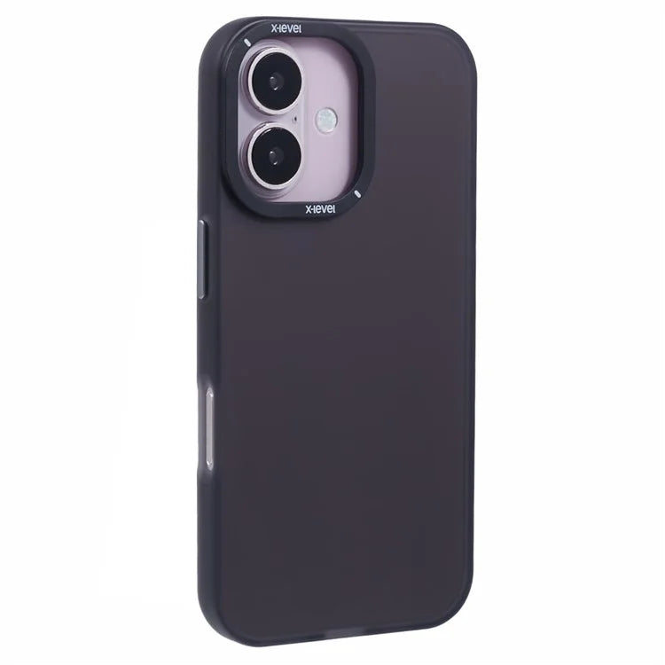 X-LEVEL For iPhone 16 Case Matte Finish PC + TPU Phone Cover