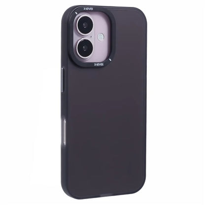 X-LEVEL For iPhone 16 Case Matte Finish PC + TPU Phone Cover