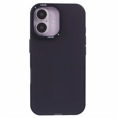 X-LEVEL For iPhone 16 Case Matte Finish PC + TPU Phone Cover