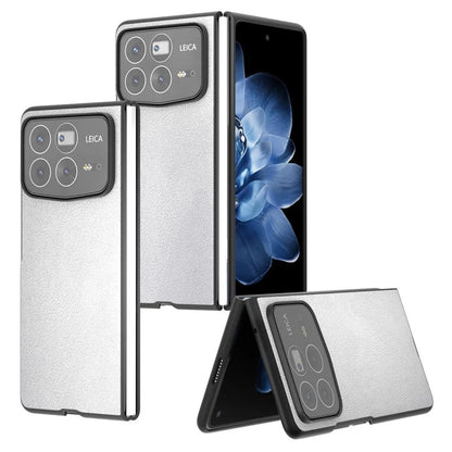 For Xiaomi Mix Fold 4 5G Case PU Leather Coated PC Folding Phone Cover
