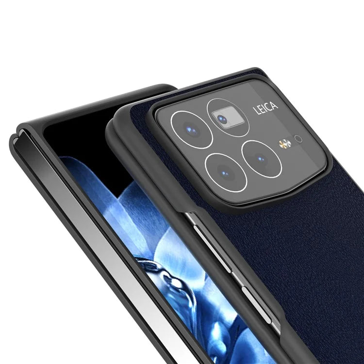For Xiaomi Mix Fold 4 5G Case PU Leather Coated PC Folding Phone Cover