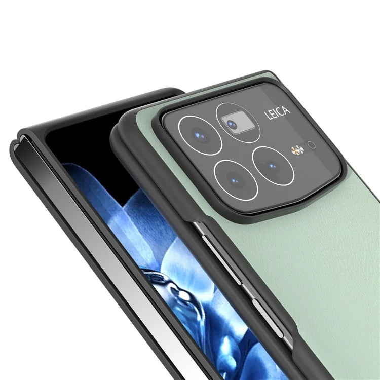 For Xiaomi Mix Fold 4 5G Case PU Leather Coated PC Folding Phone Cover