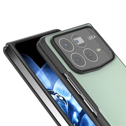 For Xiaomi Mix Fold 4 5G Case PU Leather Coated PC Folding Phone Cover