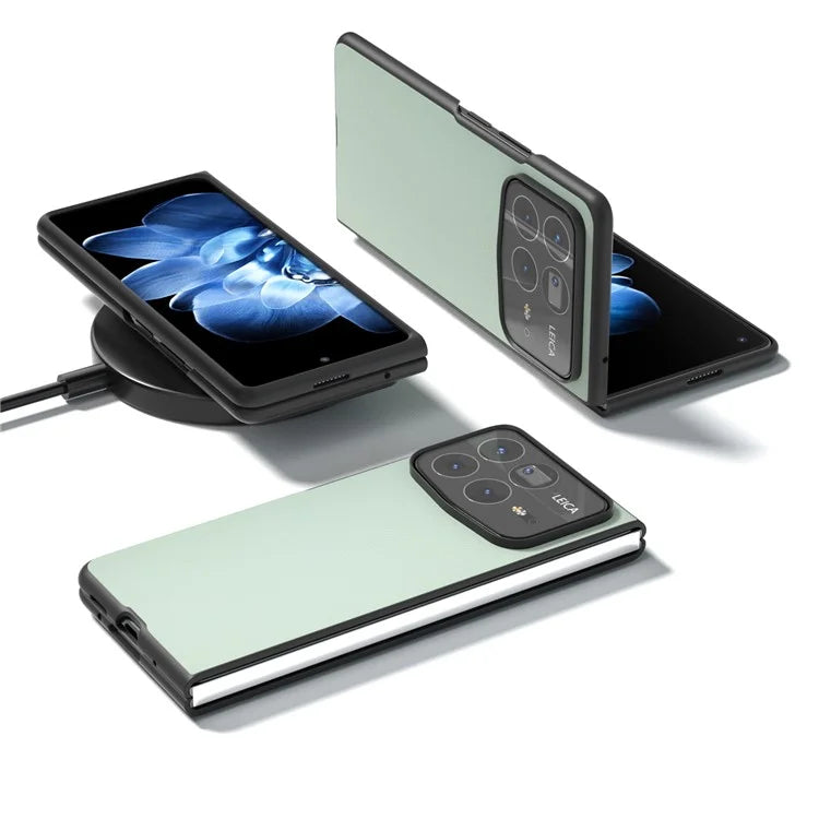 For Xiaomi Mix Fold 4 5G Case PU Leather Coated PC Folding Phone Cover