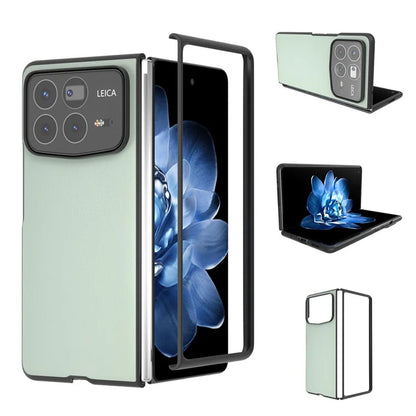 For Xiaomi Mix Fold 4 5G Case PU Leather Coated PC Folding Phone Cover