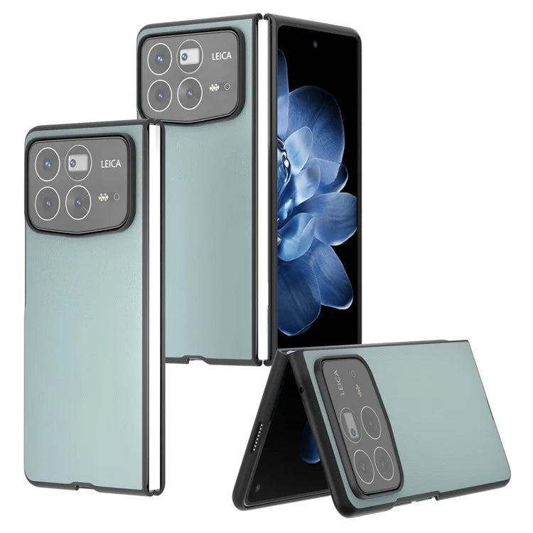 For Xiaomi Mix Fold 4 5G Case PU Leather Coated PC Folding Phone Cover