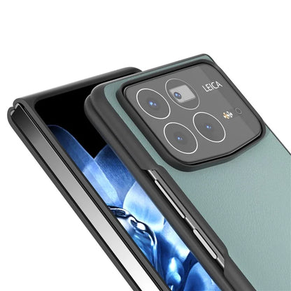 For Xiaomi Mix Fold 4 5G Case PU Leather Coated PC Folding Phone Cover