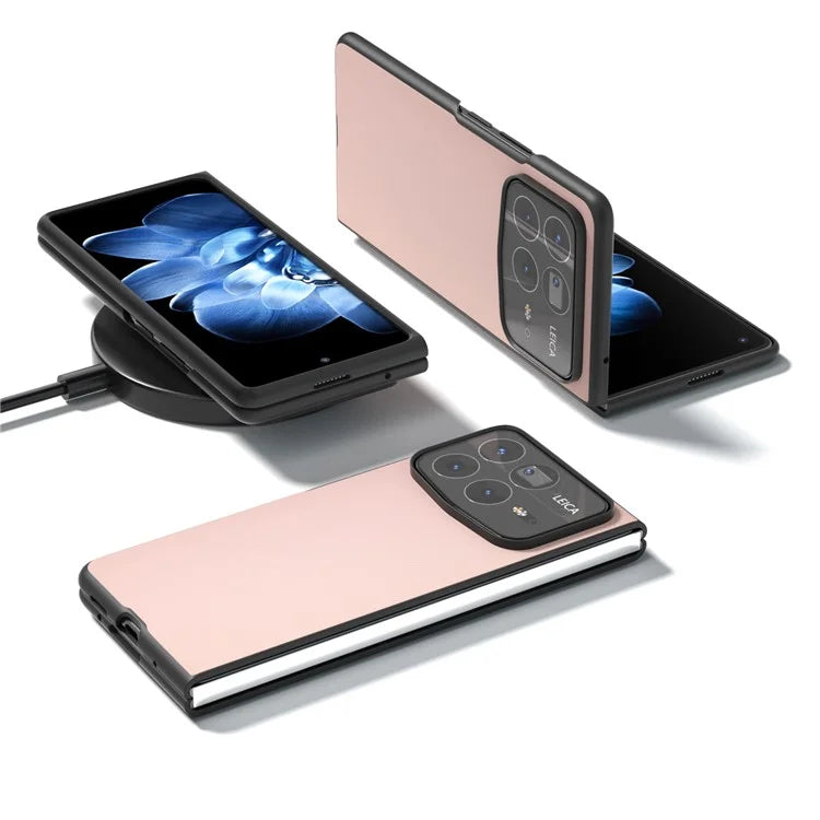 For Xiaomi Mix Fold 4 5G Case PU Leather Coated PC Folding Phone Cover