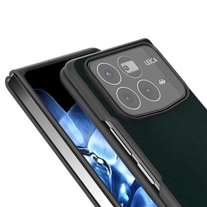 For Xiaomi Mix Fold 4 5G Case PU Leather Coated PC Folding Phone Cover