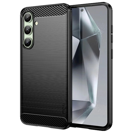 MOFI JK TPU Series-1 For Samsung Galaxy S24 FE TPU Case Carbon Fiber Texture Phone Cover