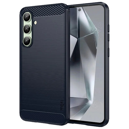 MOFI JK TPU Series-1 For Samsung Galaxy S24 FE TPU Case Carbon Fiber Texture Phone Cover