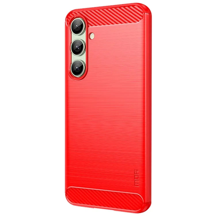 MOFI JK TPU Series-1 For Samsung Galaxy S24 FE TPU Case Carbon Fiber Texture Phone Cover