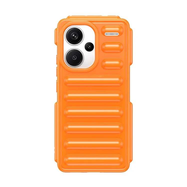 WANLONFENG LK Series for Xiaomi Redmi Note 13 Pro+ 5G Case with Screen Film TPU Phone Cover 3D Capsule Back
