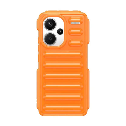 WANLONFENG LK Series for Xiaomi Redmi Note 13 Pro+ 5G Case with Screen Film TPU Phone Cover 3D Capsule Back