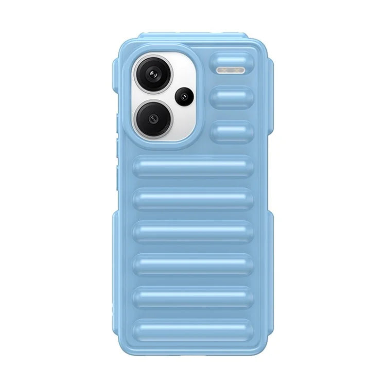 WANLONFENG LK Series for Xiaomi Redmi Note 13 Pro+ 5G Case with Screen Film TPU Phone Cover 3D Capsule Back