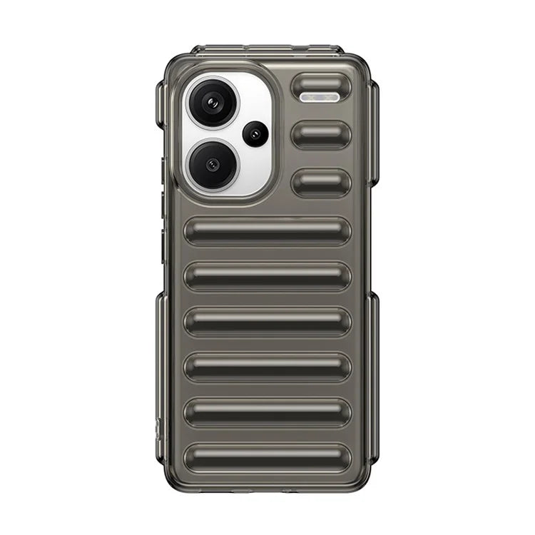 WANLONFENG LK Series for Xiaomi Redmi Note 13 Pro+ 5G Case with Screen Film TPU Phone Cover 3D Capsule Back