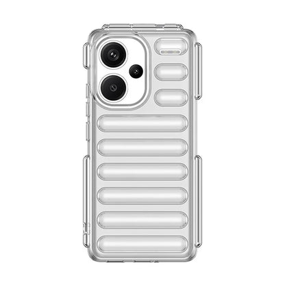 WANLONFENG LK Series for Xiaomi Redmi Note 13 Pro+ 5G Case with Screen Film TPU Phone Cover 3D Capsule Back