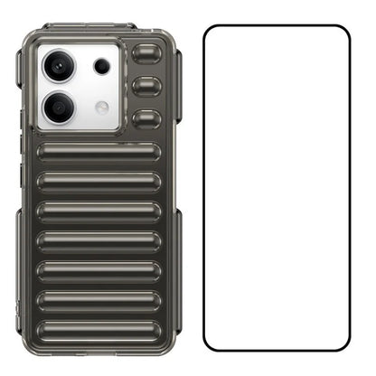 WANLONFENG LK Series for Xiaomi Poco X6 5G / Redmi Note 13 Pro 5G Case TPU Soft Phone Cover with Screen Film
